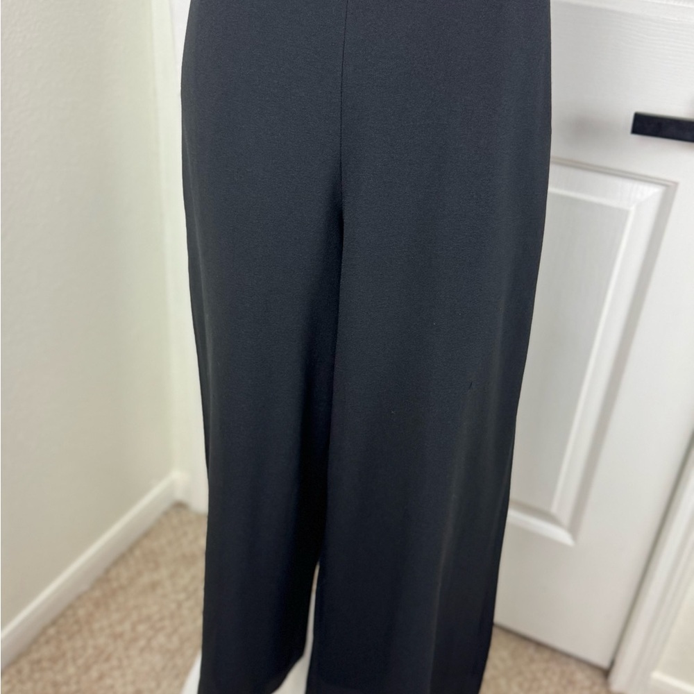 KARL LAGERFELD Cold Shoulder Jumpsuit Navy Blue Size 8. A24 - Picture 8 of 15
